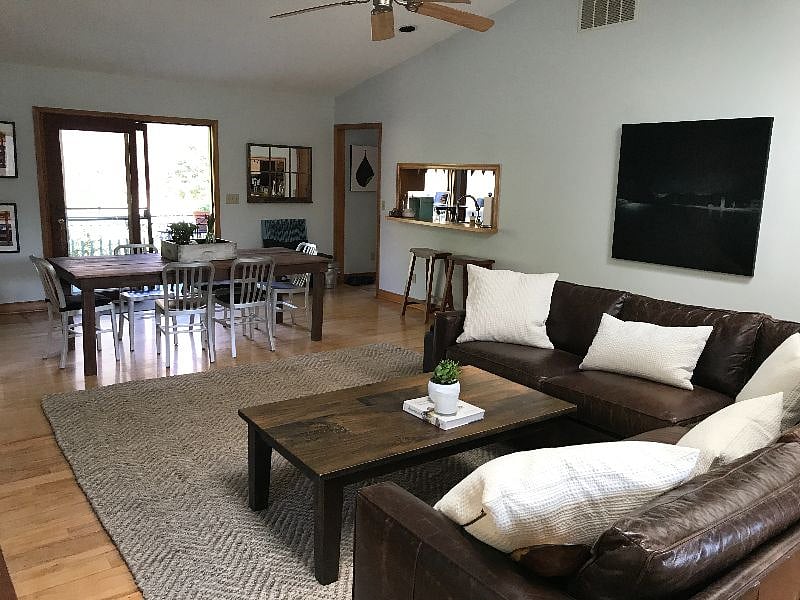 upstairs living / dining room