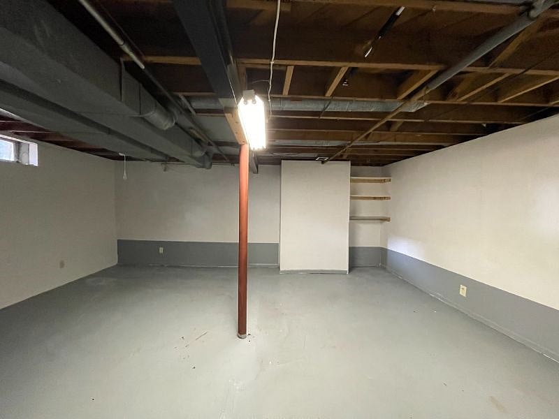 Clean basement space