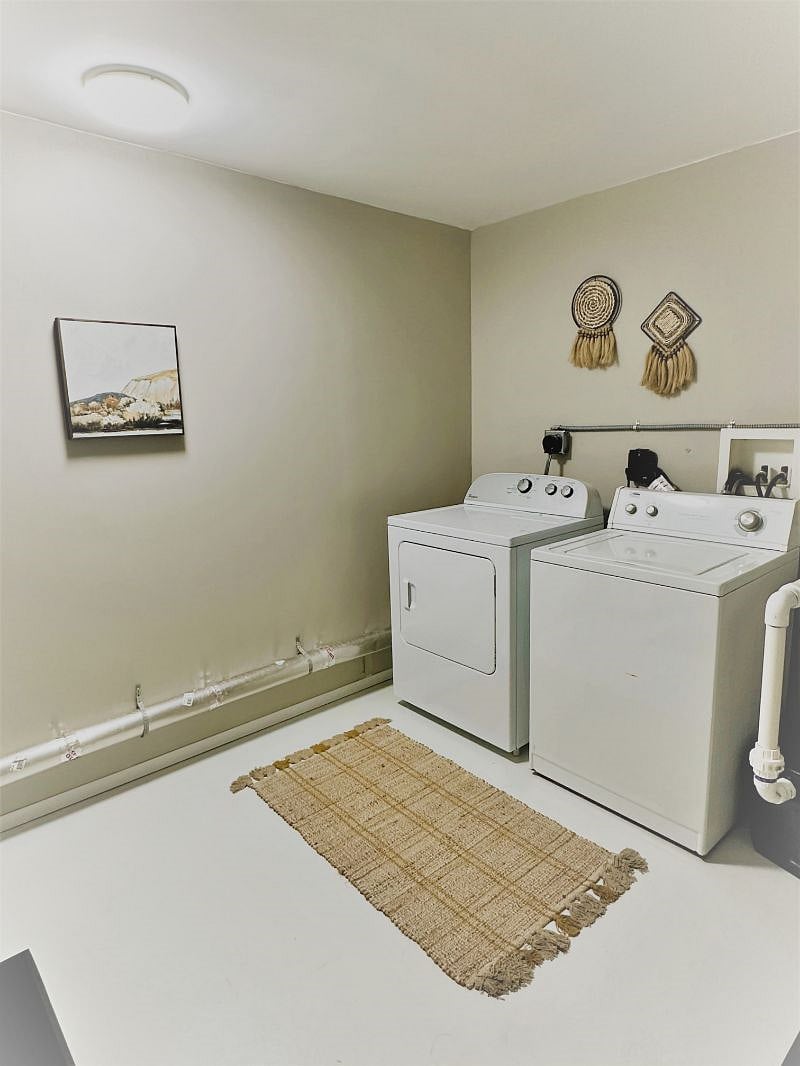 Shared laundry room