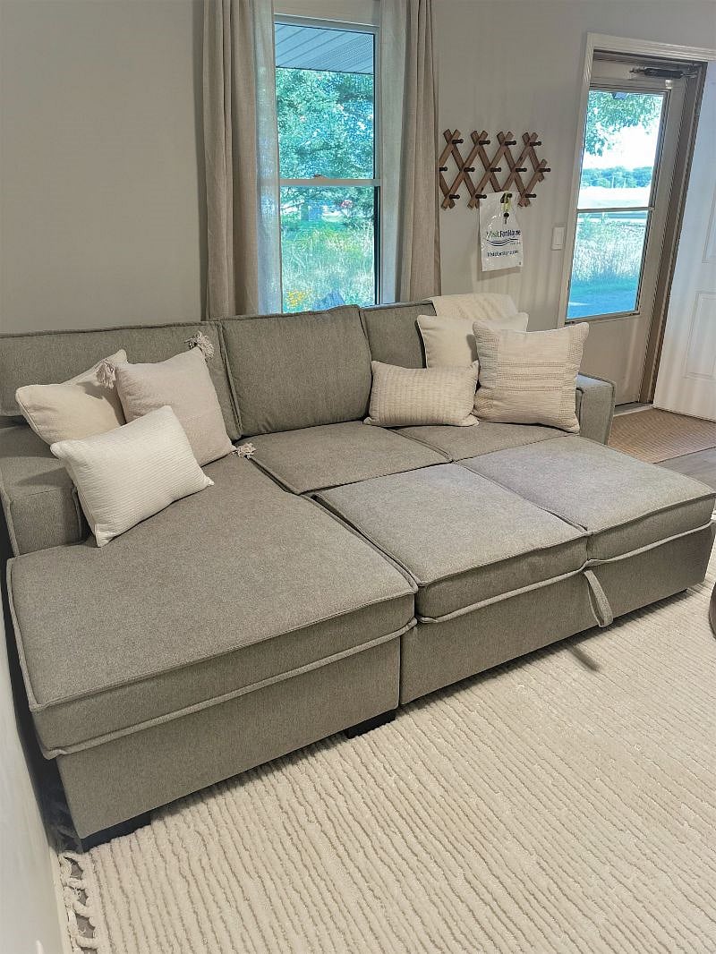 Sectional with sleeper