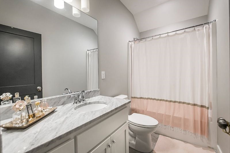 First bath upstairs