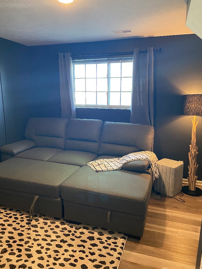 the one side slides out for another sleeping arrangement