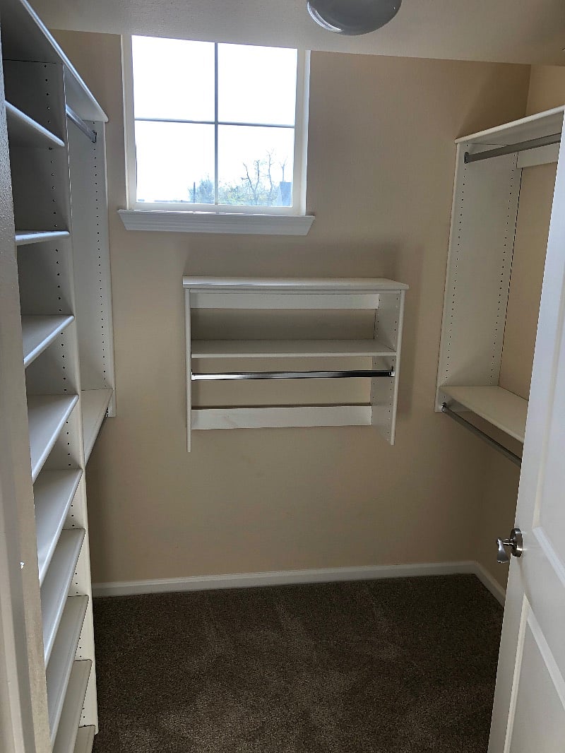 Master closet