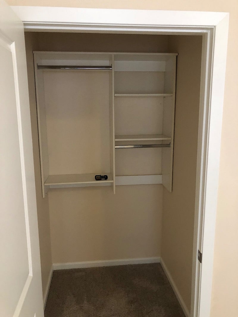 Second bedroom closet