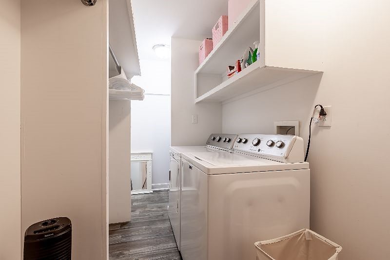 Master Closet and Laundry Room