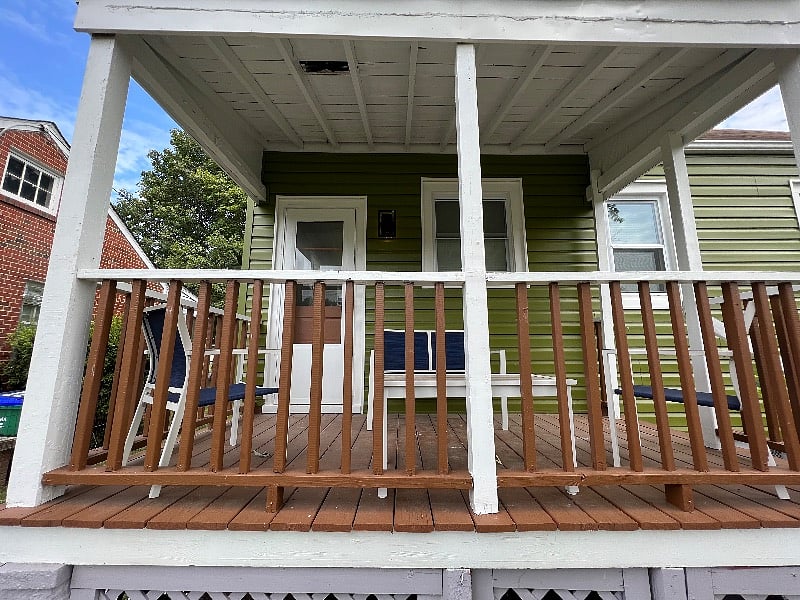 Come relax on the back deck!