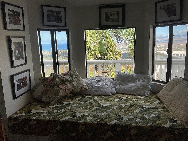 This is a wonderful spot to read a book on a rainy day!