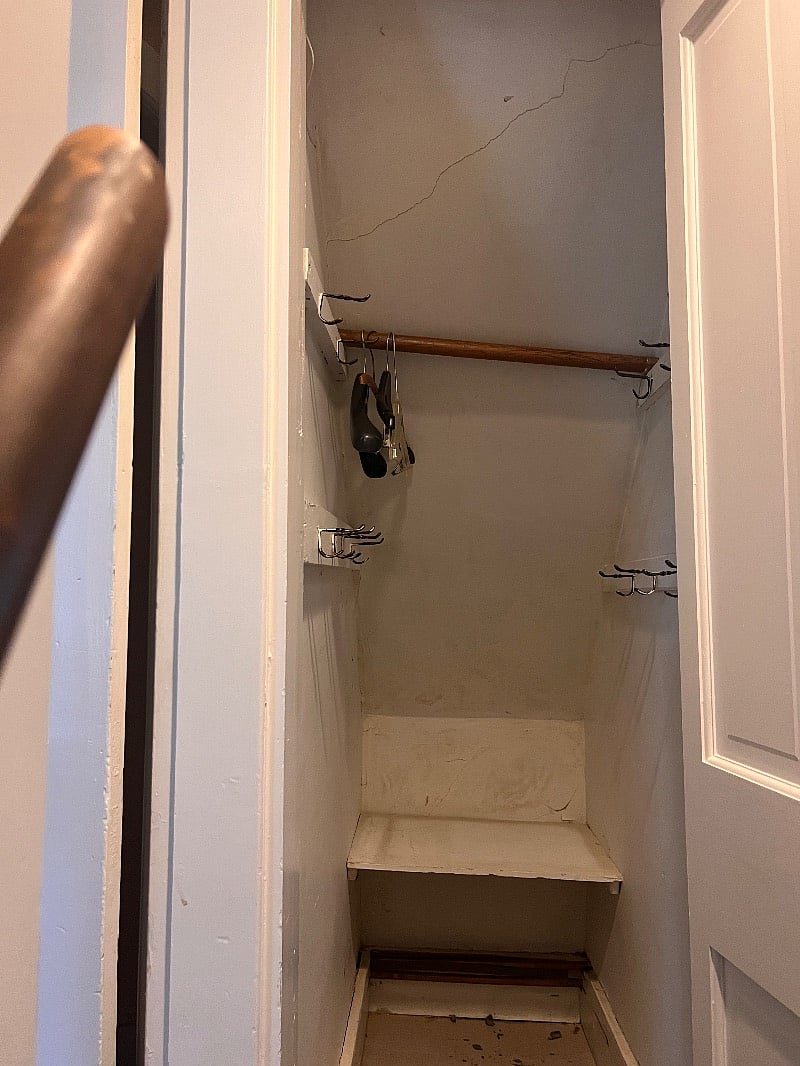 Closet with storage