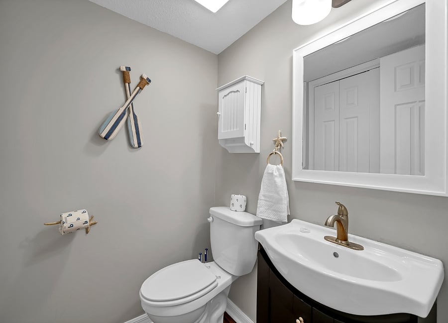 Half-bathroom on the main level