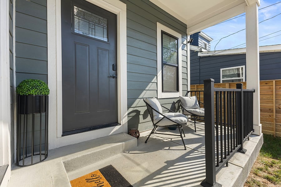 Backyard porch