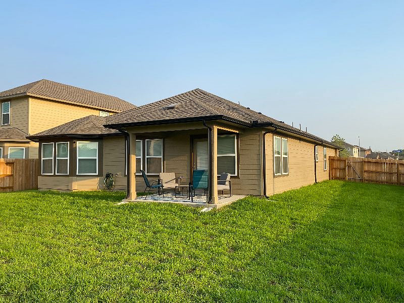Back yard and patio