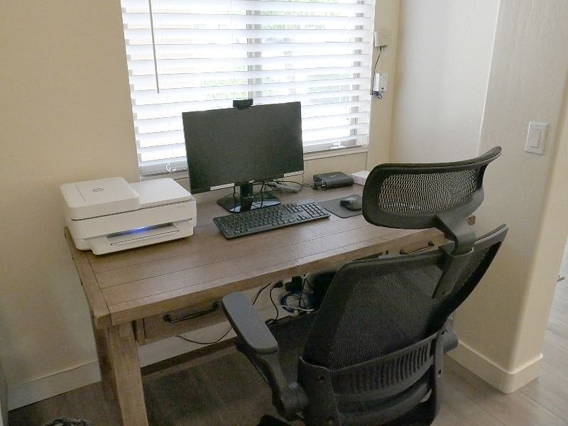 High speed internet, computer provided, and printer keeps you connected