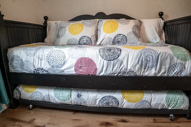 Twin size day bed with pull out twin.
