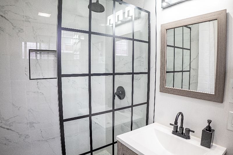 Hallway Bathroom Shower