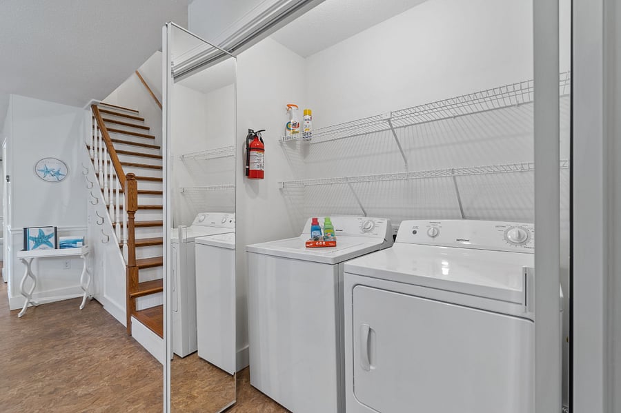 Laundry area with washer and dryer