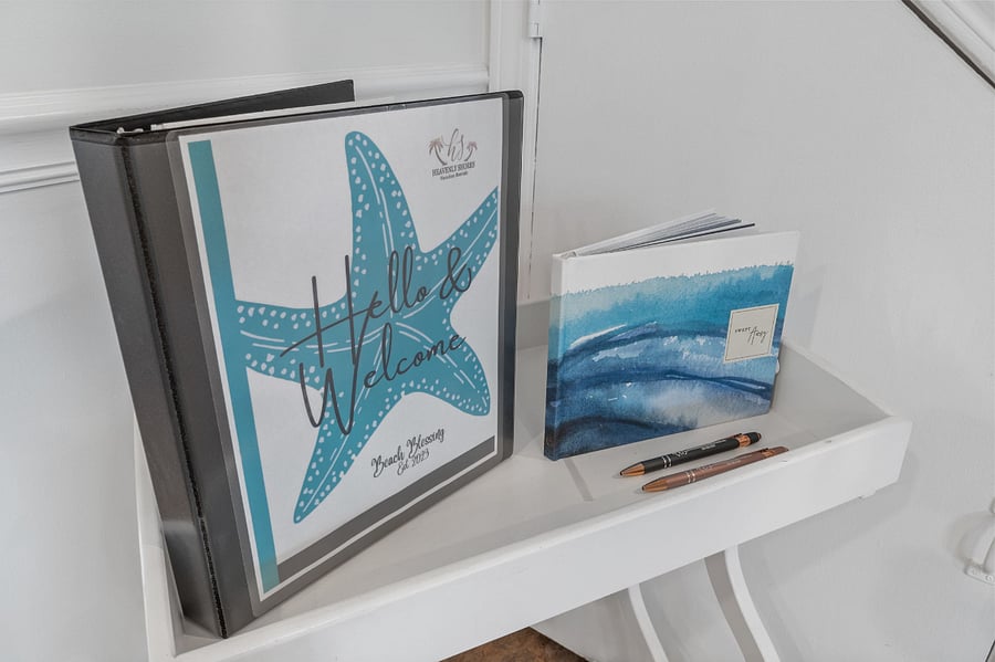 Our guest book with all the memories from past guest