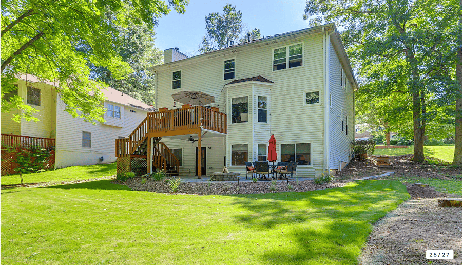 Studio entry and patio