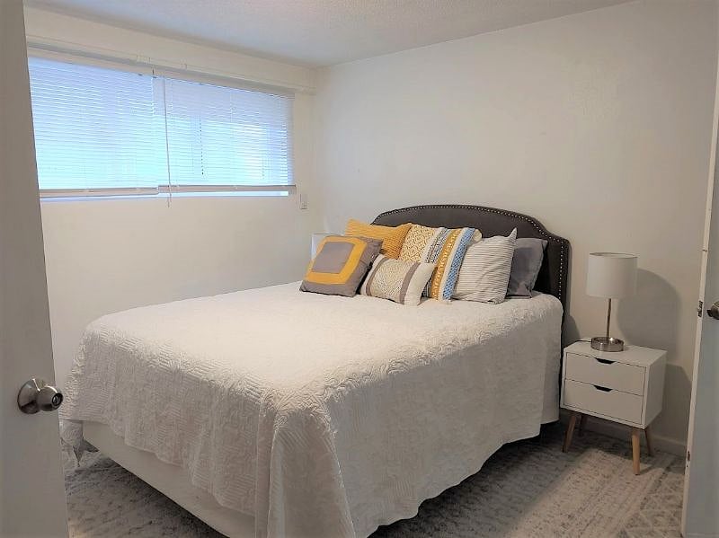 Bedroom #1, with a Queen size bed.