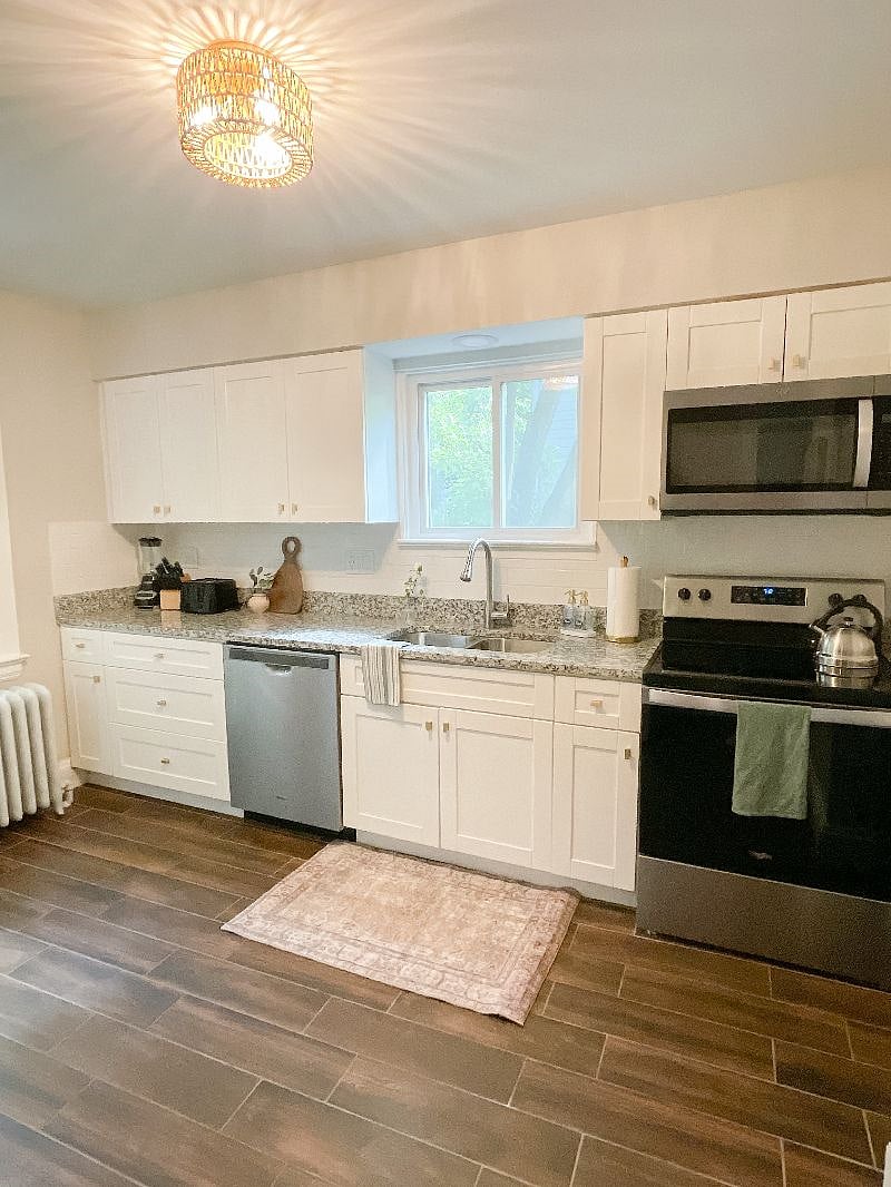 Fully stocked kitchen