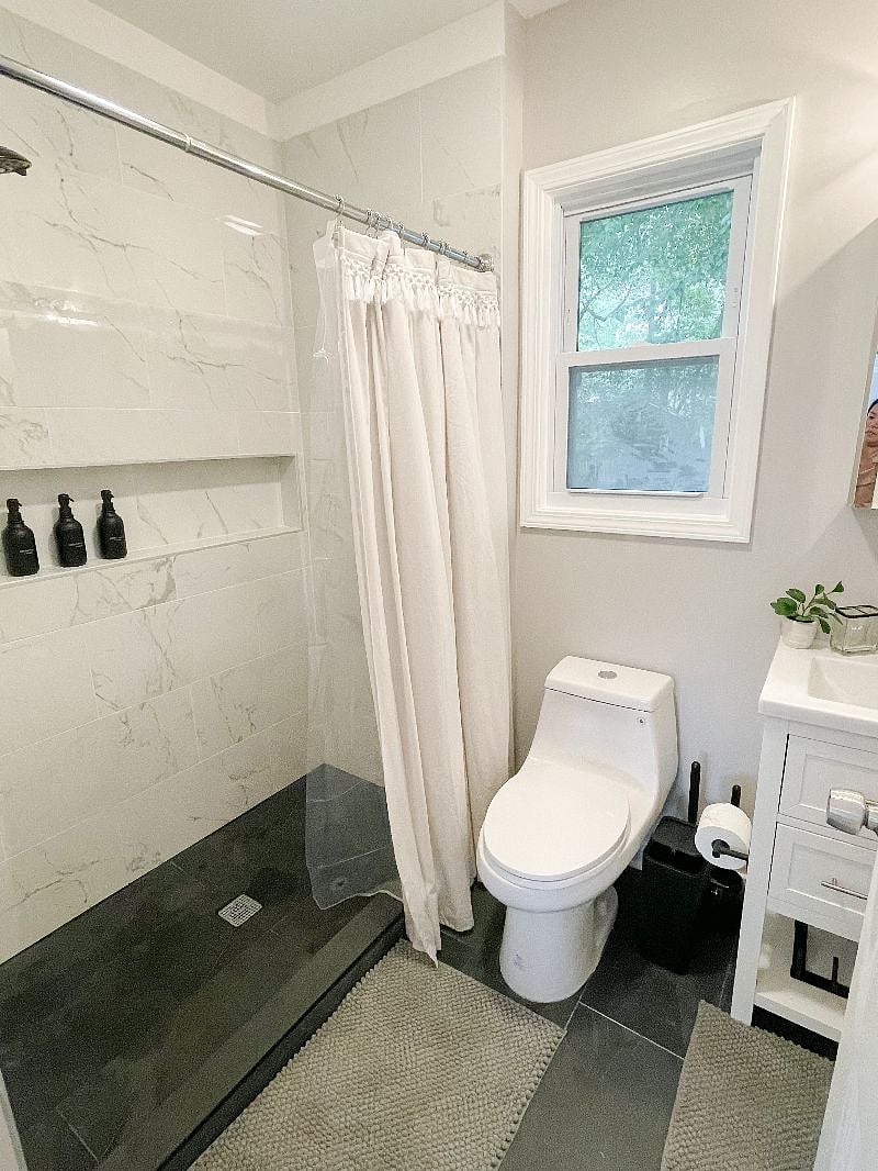 Full shower available on the first floor