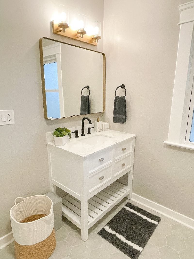 Enjoy modern touches in our fully renovated bathroom 