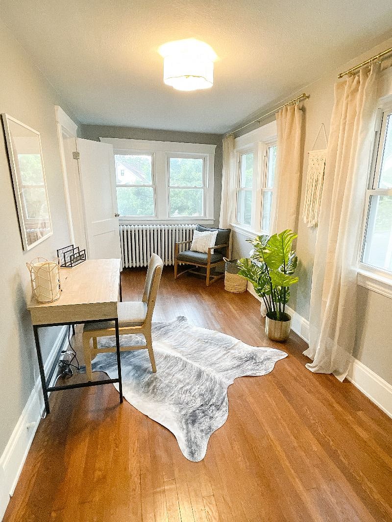 A dedicated office space is at your disposal, providing the perfect environment for all your remote work needs.