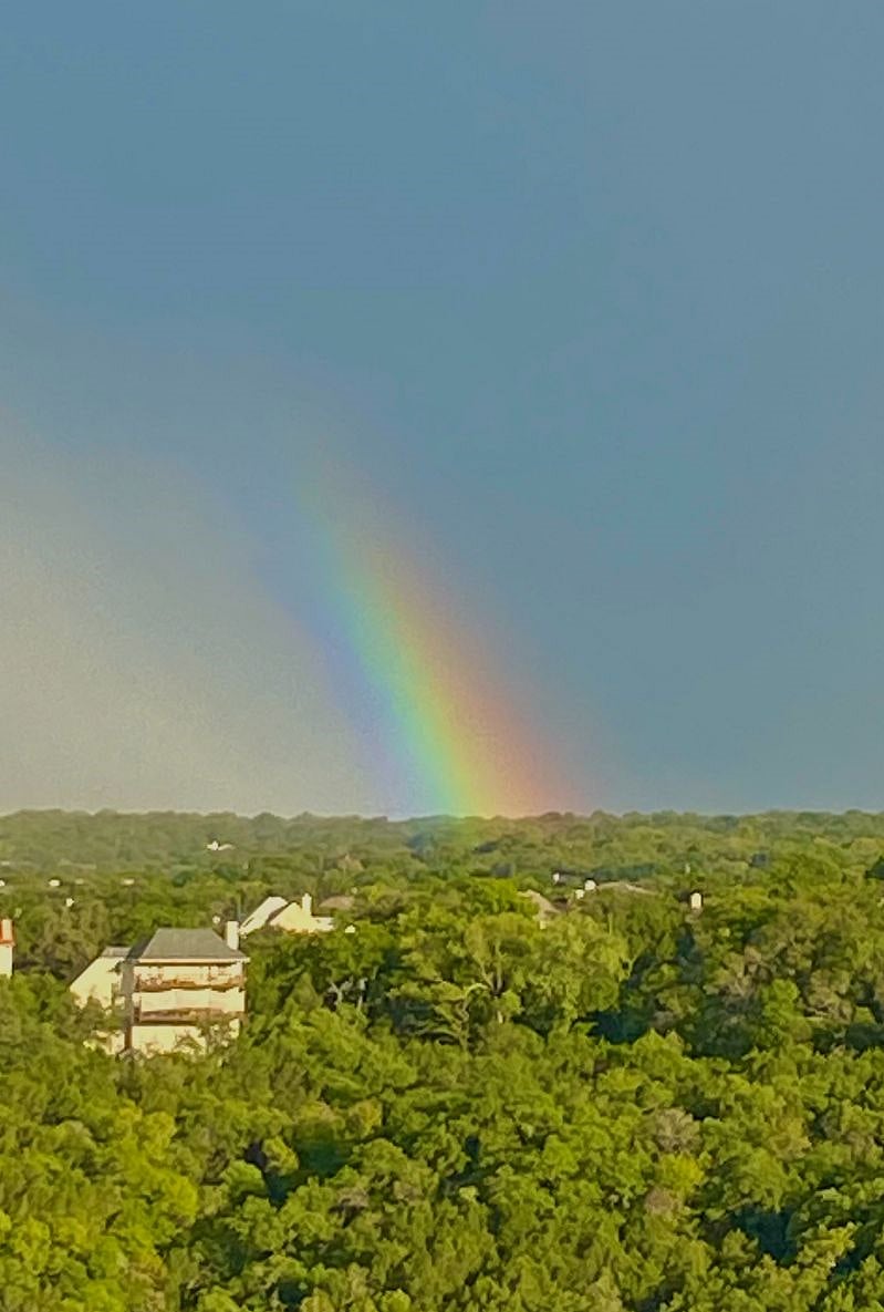 View after rain from private balcony