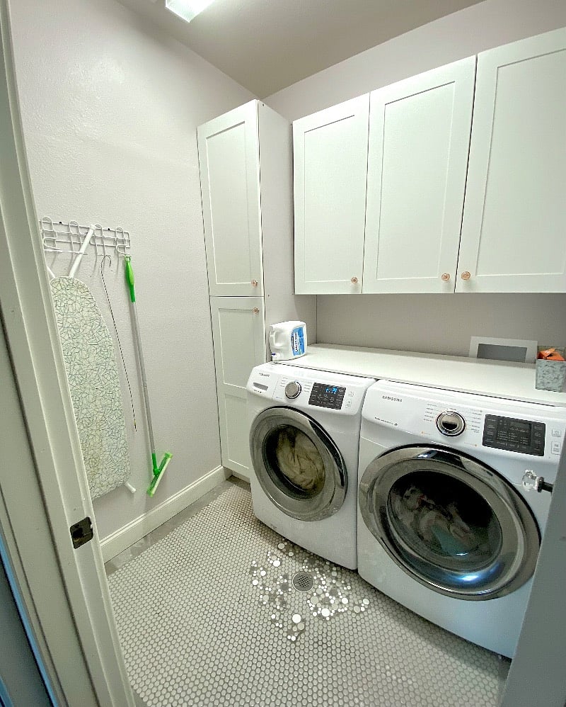 Shared washer and dryer on the second floor