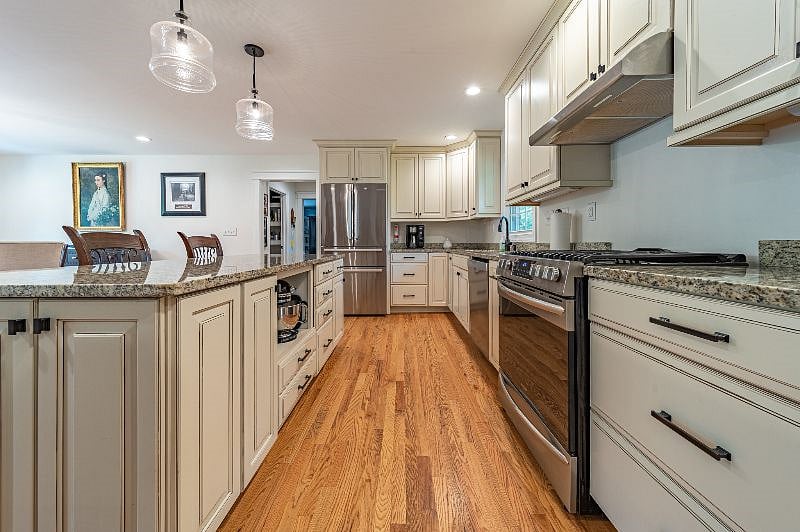 Kitchen View from Den
