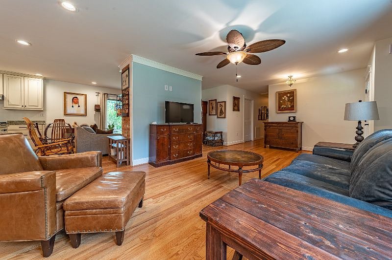 Family Room View from Dining Area