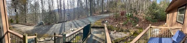 Back deck ramp provides additional entry option. 
