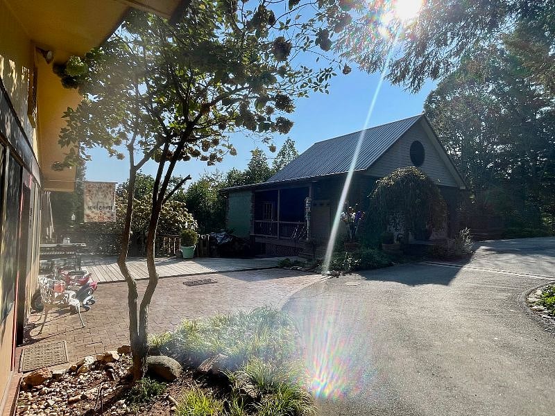 Our home is next door to the Studio