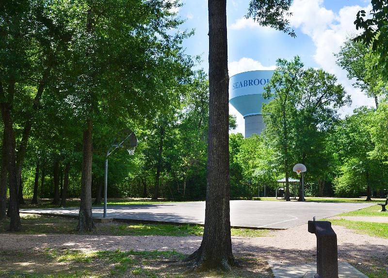 Nature park with trails across the street
