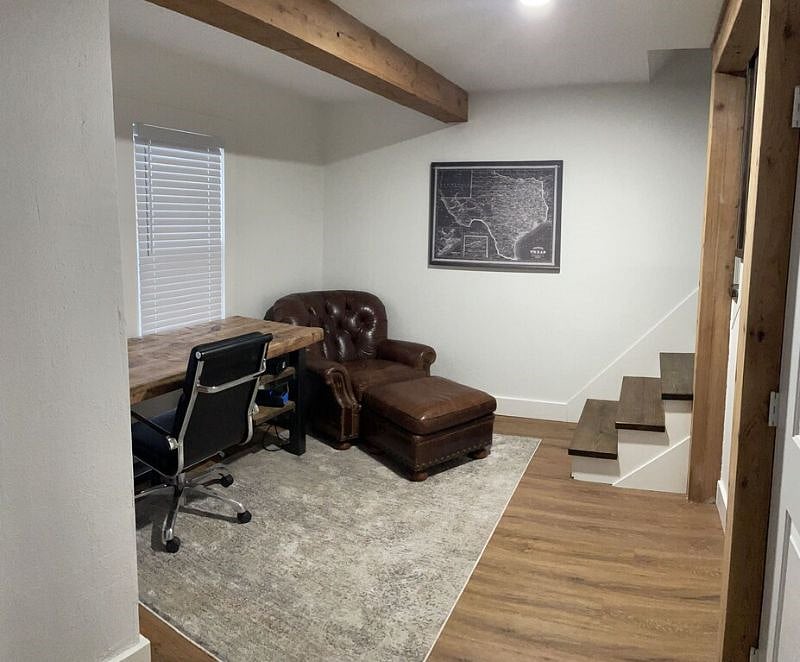 Office space off living room!