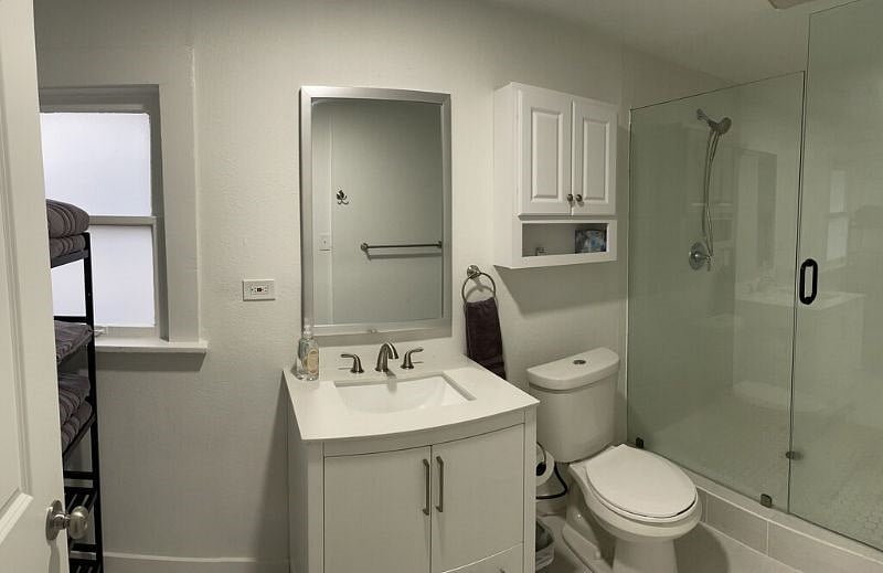 Upstairs bathroom - shower only