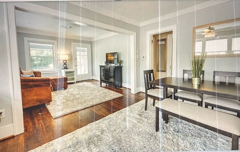 Living Room and Dining Room