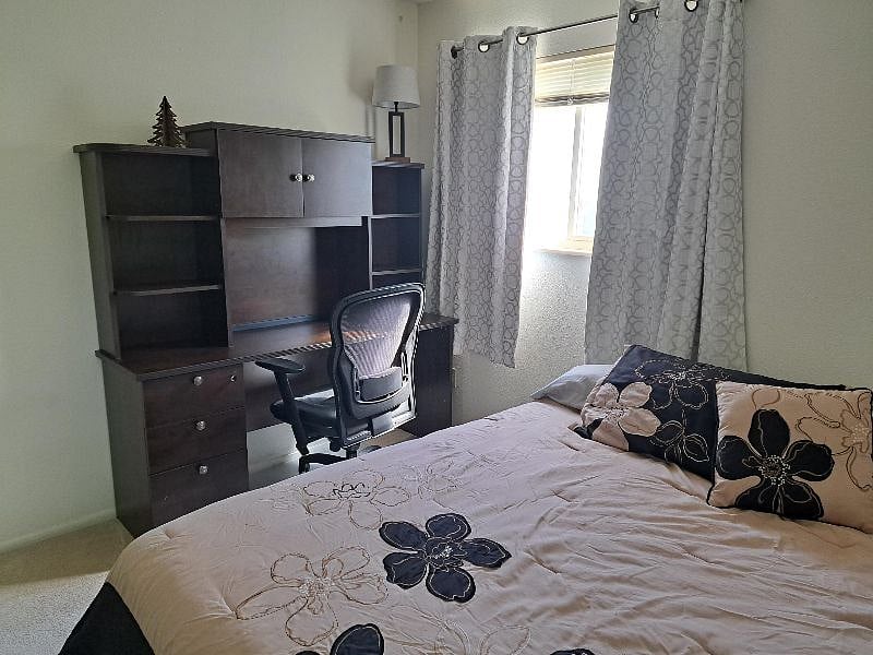 Bedroom 2 with work area/desk