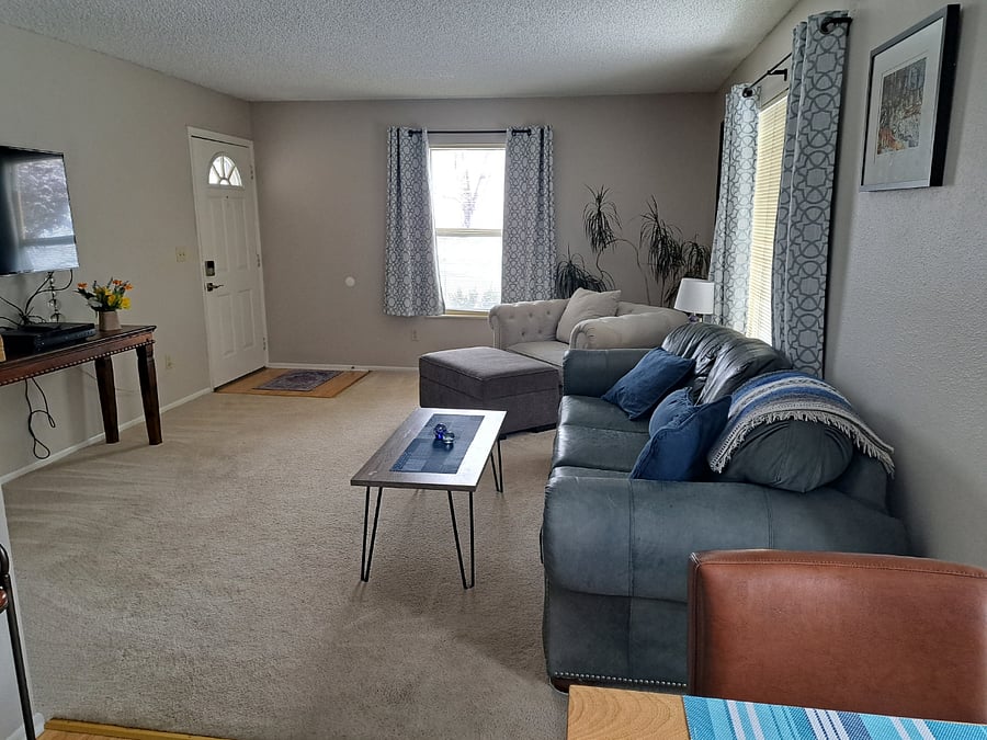 Ground Level Living Room (Front Door entry)