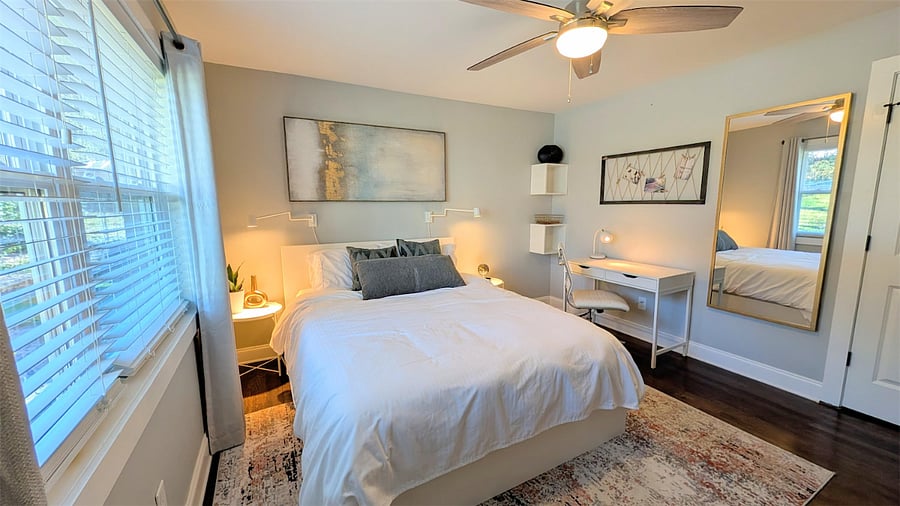 Large Bedroom - 2nd Bedroom with shared bath