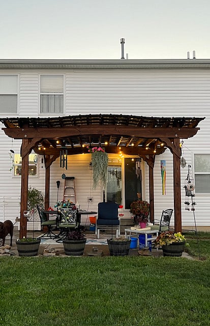 pergola / patio  happy place
