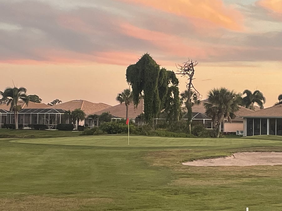 View of Golf Course from Lanai