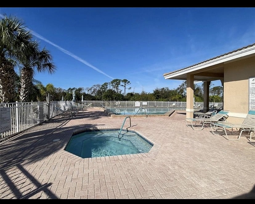 Relax in the pool or hot tub any time you wish. Pool tables, weight room and ping pong inside the clubhouse for your enjoyment.