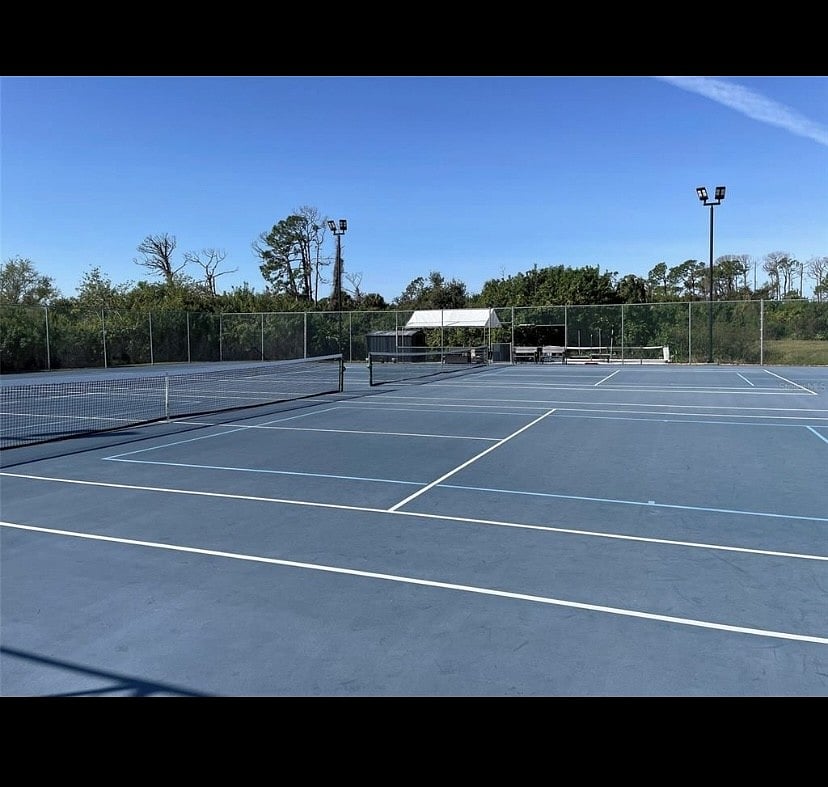 Tennis and pickleball courts