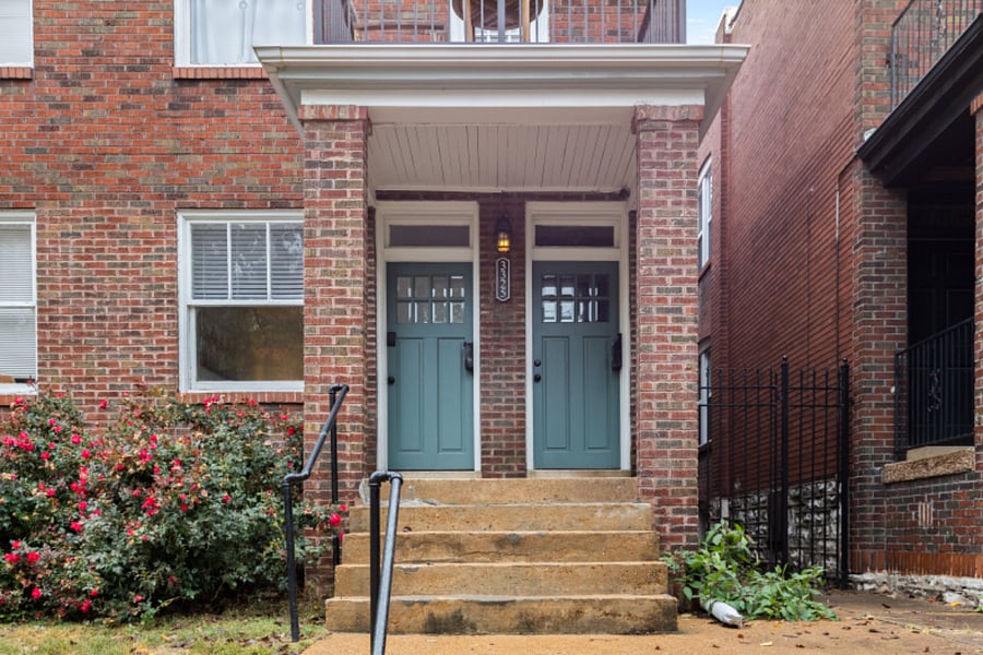 Front entrance to property