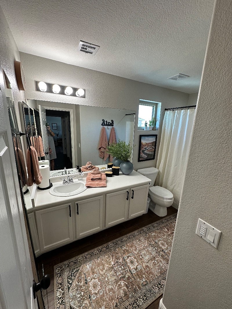 private bath, bathtub plus shower! new paint throughout, new towels and starter essentials if needed!