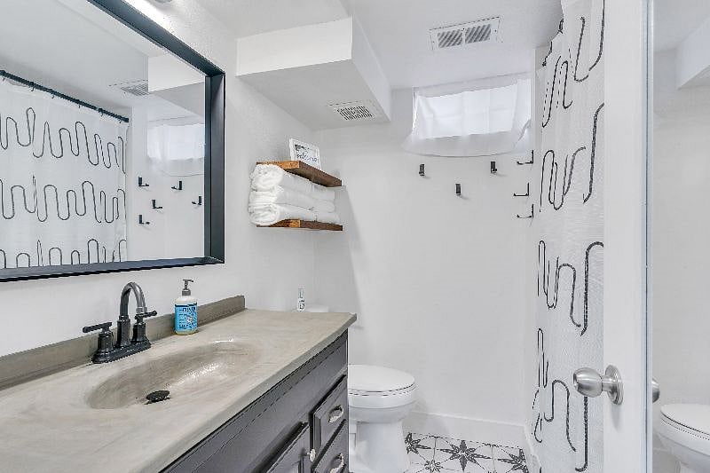 updated bathroom