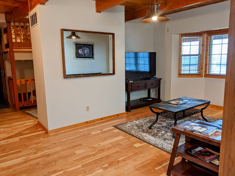 Shared living room space on the main level.