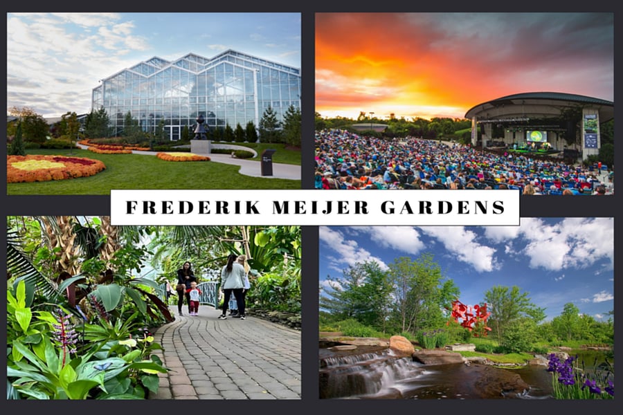 Frederik Meijer Gardens is home to Outdoor Summer Concerts, a Butterfly Exhibit, and a beautiful Sculpture Park!