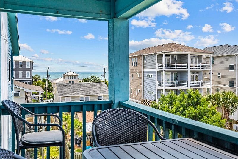 Relax and watch the sun rise from your balcony.