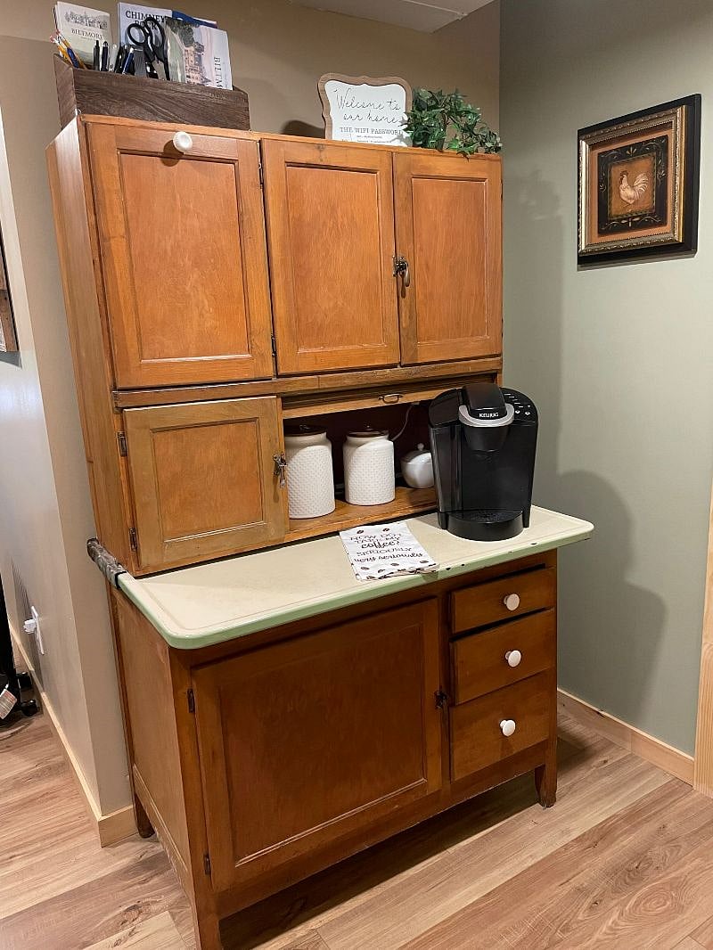 Coffee Bar and pantry cabinet